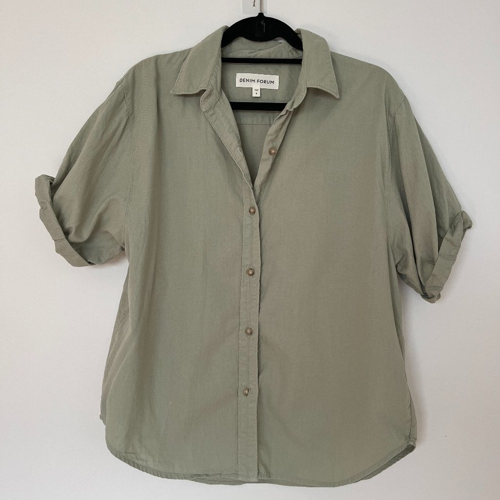 Aritzia Denim Forum The Jane Hip Shirt - Size Small